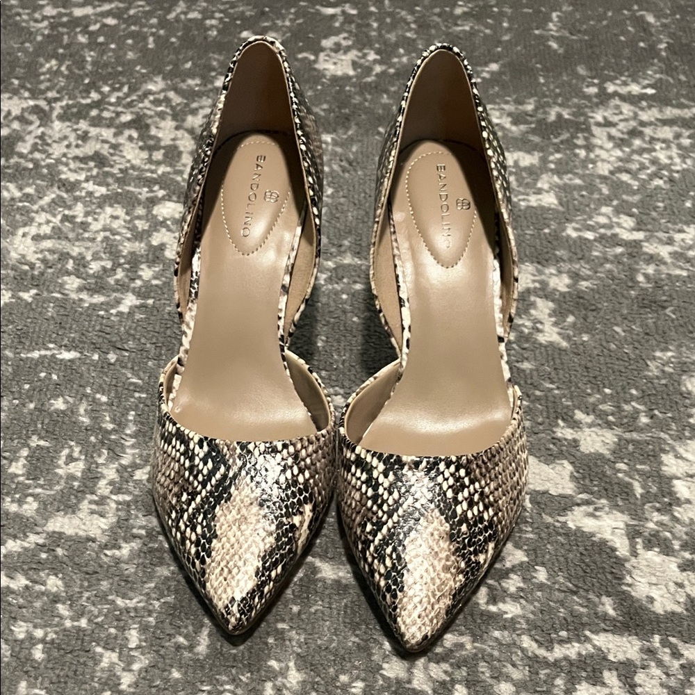 Bandolino Snakeskin Patterned Heels